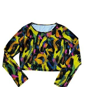 Lululemon Wunder Train Cropped Long Sleeve Shirt